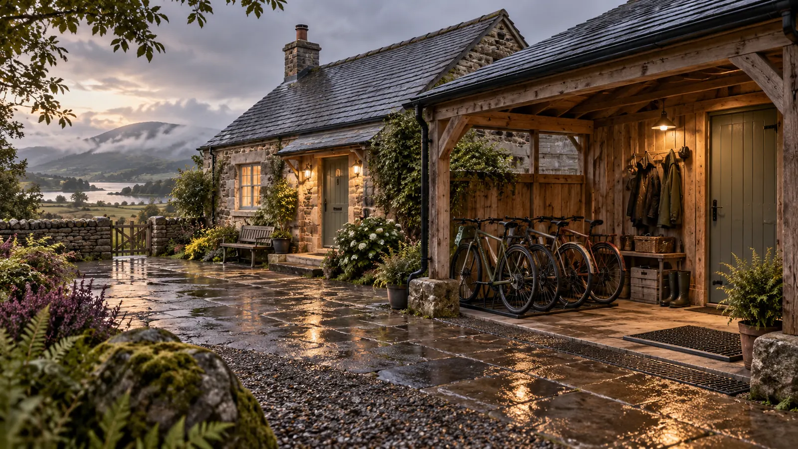 Bootline Cottage in Ideal setting: An existing cottage with a suitable outbuilding and useful walking or cycling options for a real operator to verify