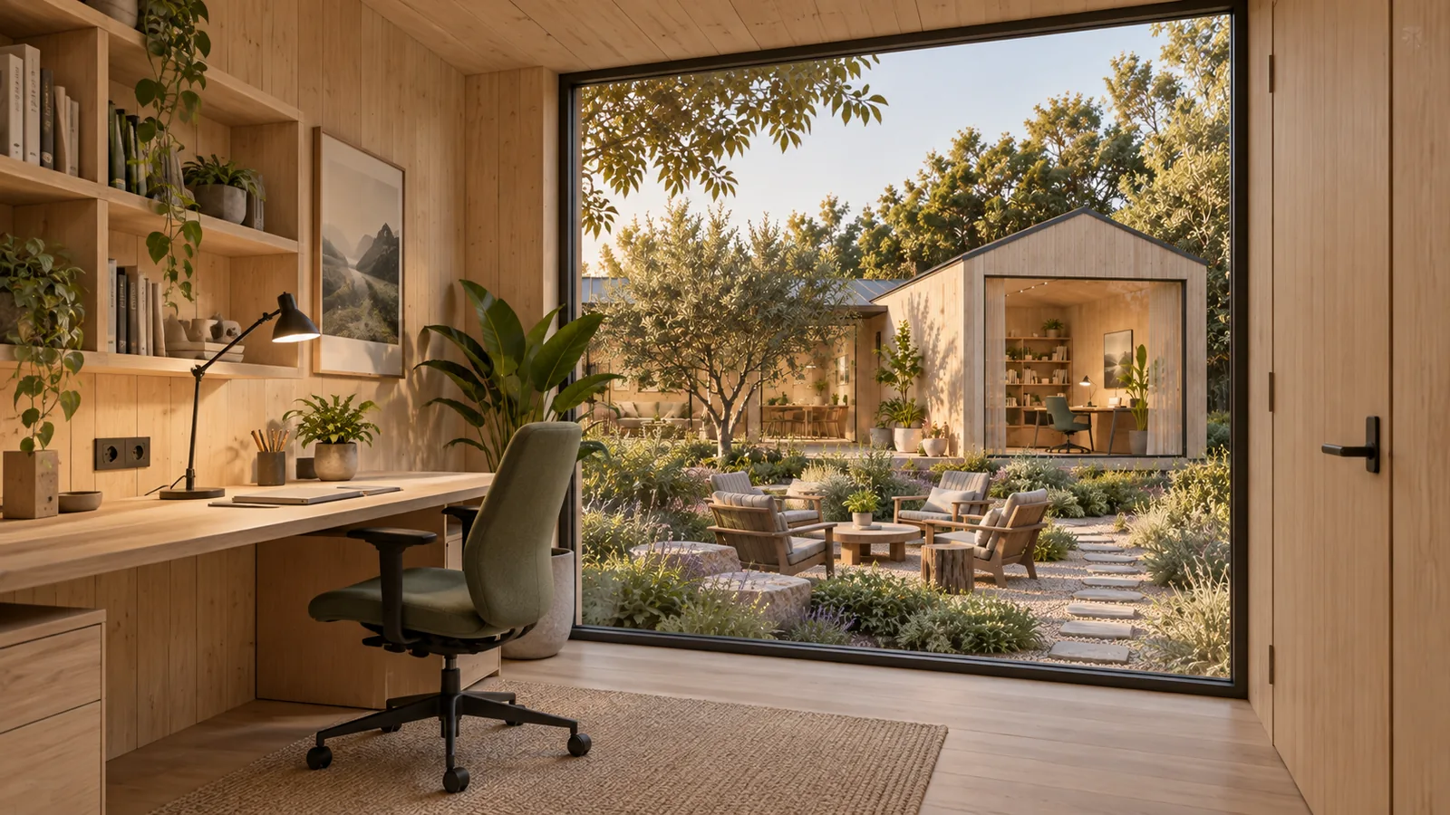 Parallel Desk Lodge in Ideal setting: A suitable development site or substantial conversion with room for two bedrooms