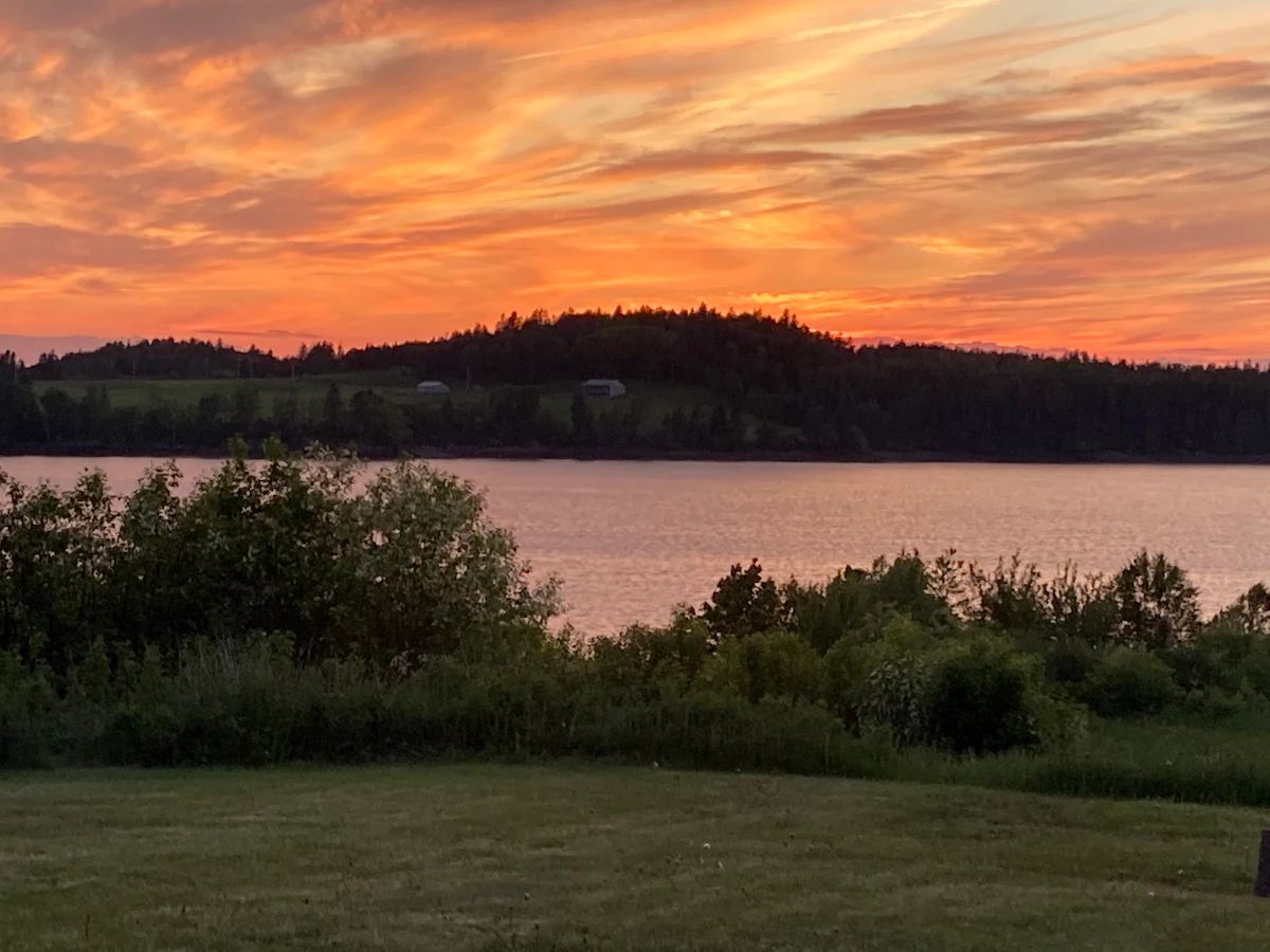 The sunsets never get old at Lubec Saltbox in Lubec