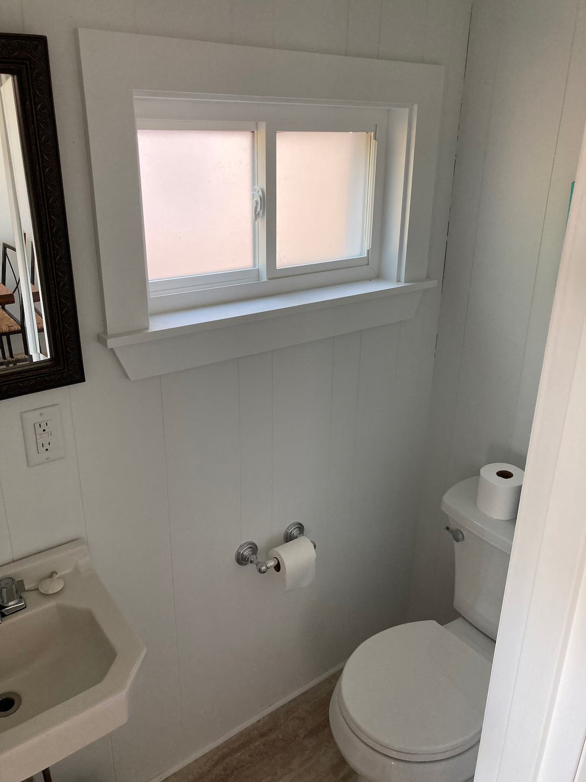 First floor 1/2 bath at Lubec Saltbox in Lubec