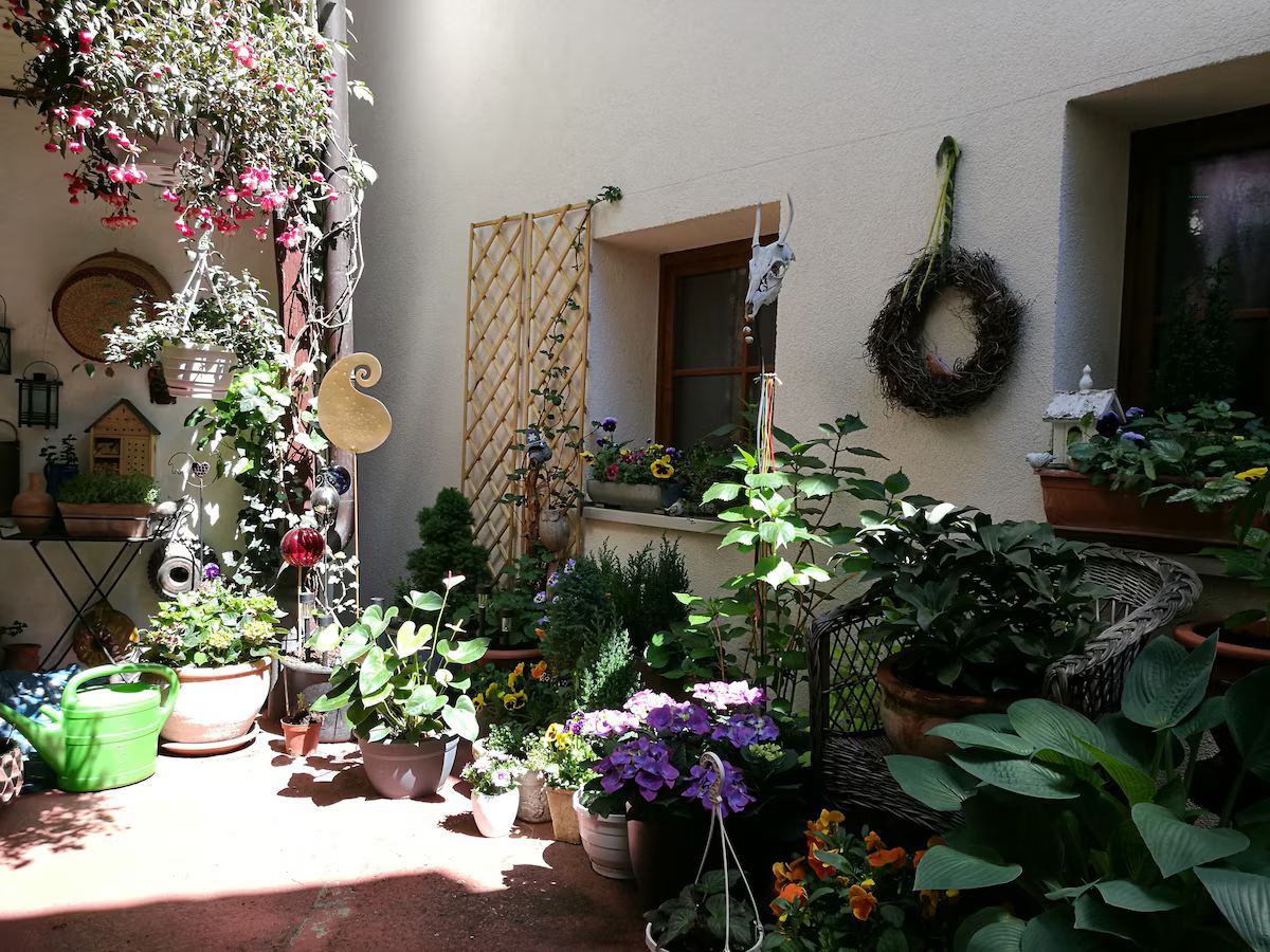 Courtyard at Ferienwohnung "Laurenzi1"-Bamberg in Bamberg